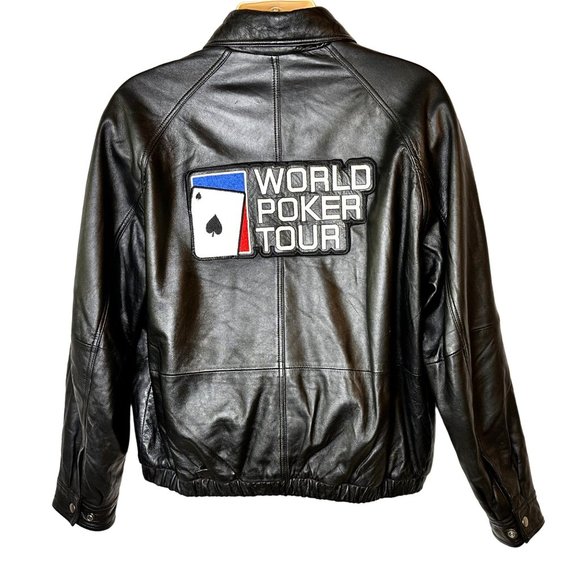 Colebrook by G-III Other - World Poker Tour Black Leather Jacket - Size L
